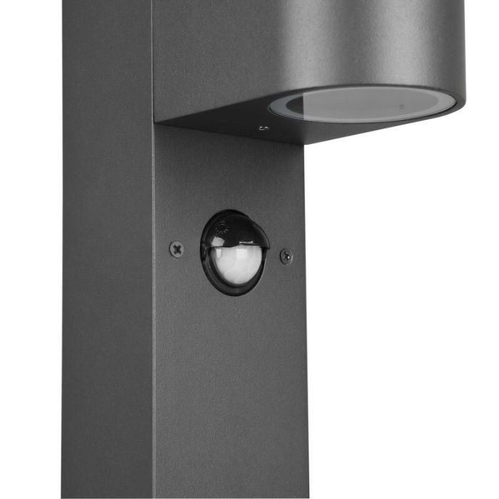 Anthracite outdoor floor lamp with motion sensor modern, Laurien, IP44