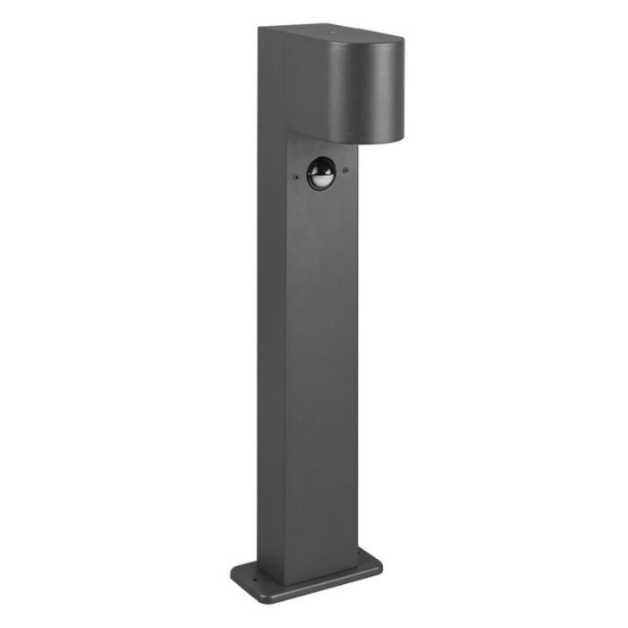 Anthracite outdoor floor lamp with motion sensor modern, Laurien, IP44