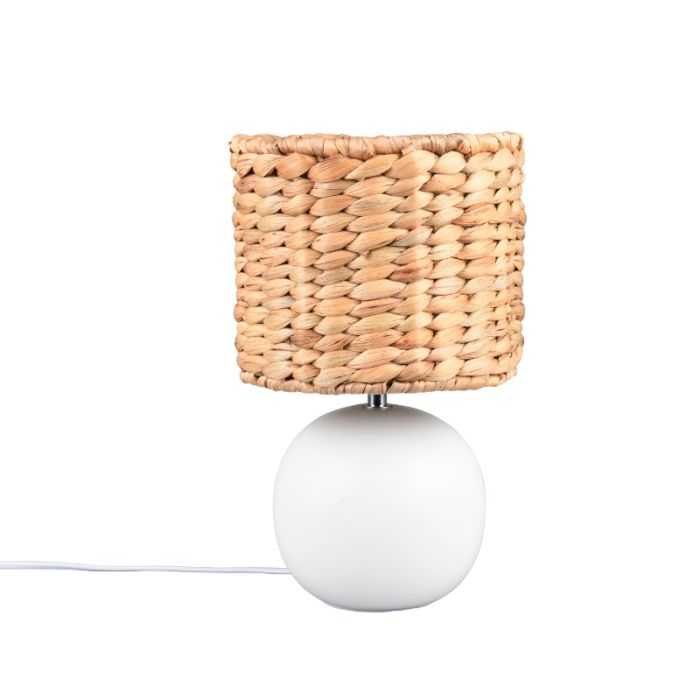 Brown table lamp rustic, Minouk, with switch