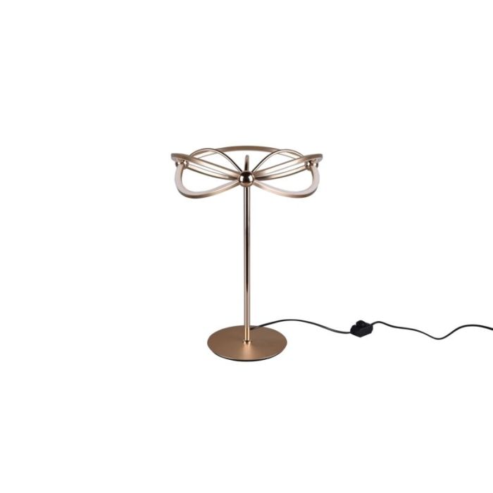 Brass table lamp modern, Remy, 20W, 3000K LED, with switch