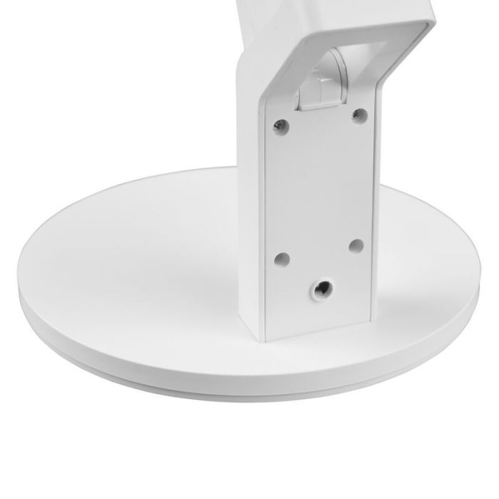 White desk lamp modern, Lindi, 5W, warm to cold white adjustable LED, with touch dimmer