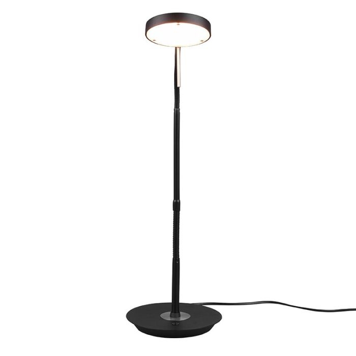 Black table lamp modern, Bilge, 12W, adjustable light colour LED, with switch