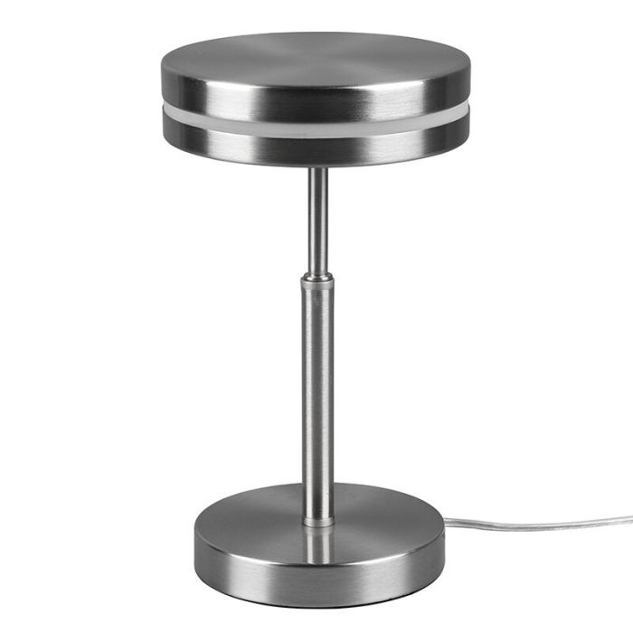 Nickel table lamp modern, Marjon, 6W, 3000K LED, with switch