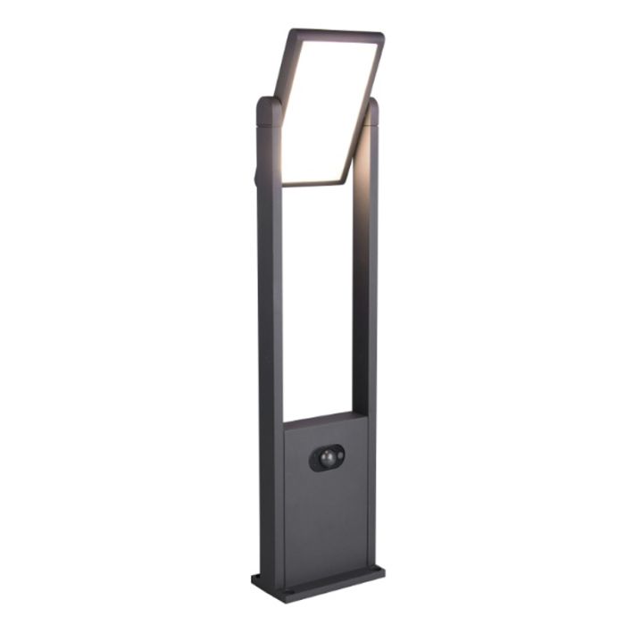 Anthracite solar outdoor floor lamp modern, Maku, 5W, white switch LED, IP65