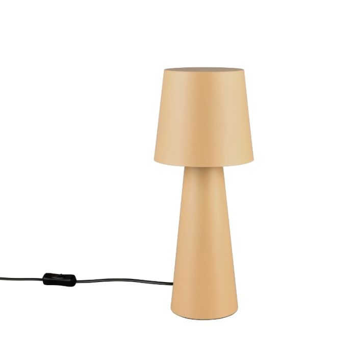 Beige table lamp modern, Lillyam, with switch