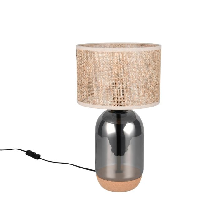 Chrome table lamp rustic, Madui