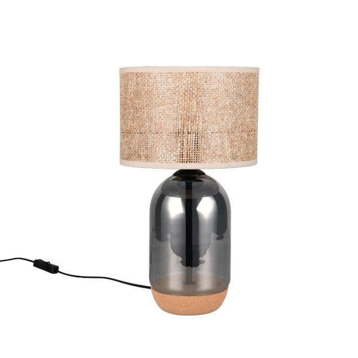 Chrome table lamp rustic, Madui