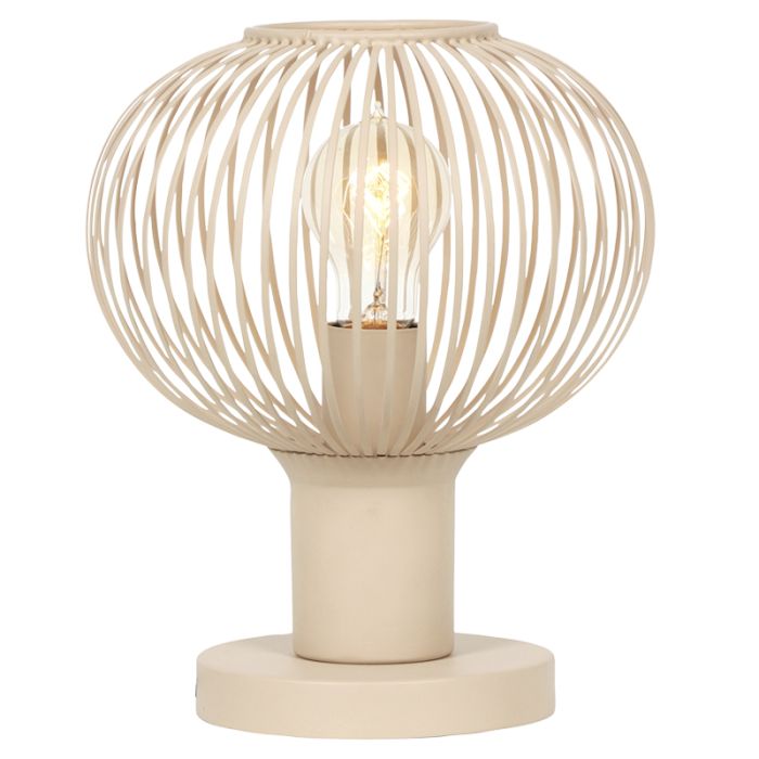 Beige table lamp industrial, Gjalt