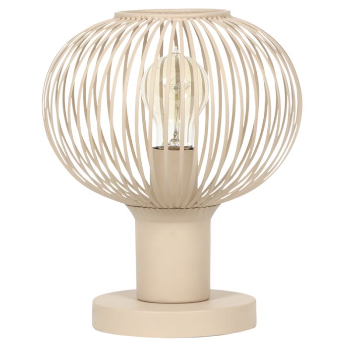 Beige table lamp industrial, Gjalt