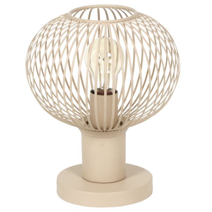 Beige table lamp industrial, Gjalt