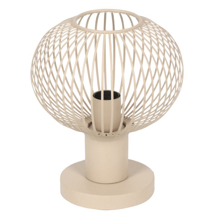 Beige table lamp industrial, Gjalt