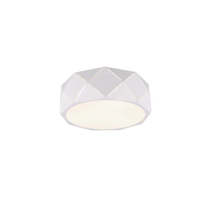 White flush ceiling light modern, Soloro