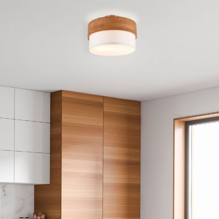 White flush ceiling light modern, Sylvia