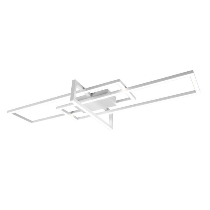 White flush ceiling light modern, Hatun, 34W, 4000K LED