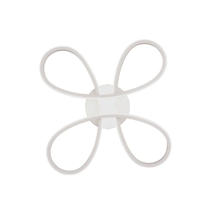 White ceiling light design, Vikash, 25W, 4000K LED, 3-step dimmable