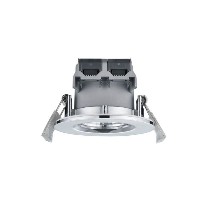 Chrome bathroom recessed downlight modern, Iman, 5W, 3000K LED, IP65