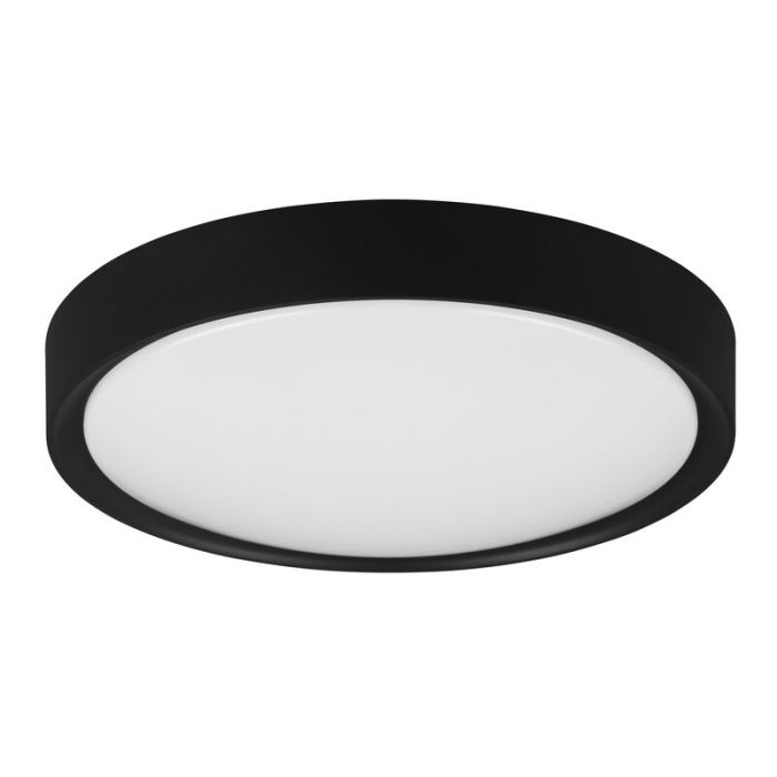 White bathroom ceiling light plastic, Evelina, 18W, 3000K LED, IP44