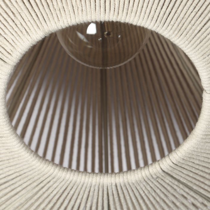Cream flush ceiling light rustic, Martyn