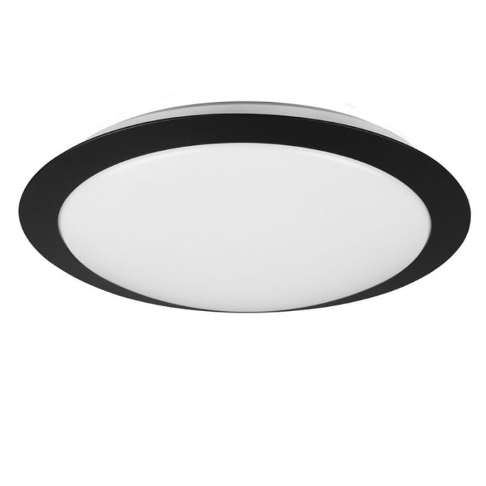White bathroom ceiling light plastic, Ronan, 12W, 3000K LED, IP44