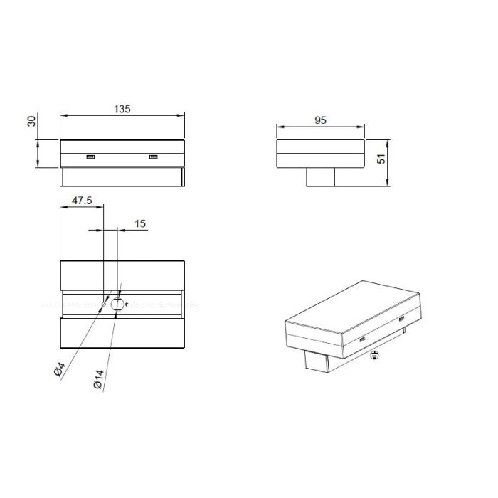 Flexible supply line without power supply, gray