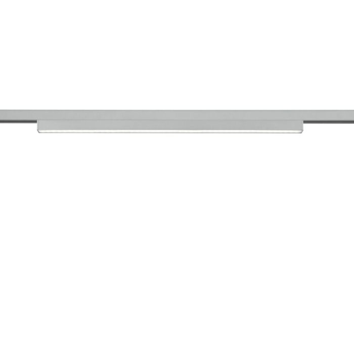 Gray clamp lamp Chloe for 2-phase track lighting