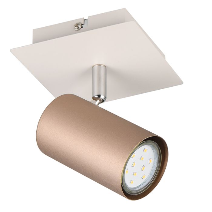 Brown flush ceiling light modern, Kaso