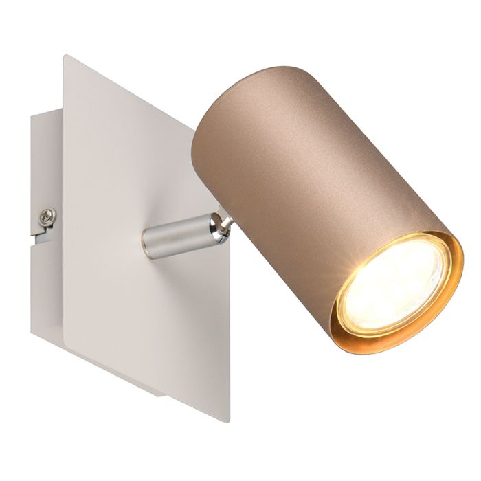Brown flush ceiling light modern, Kaso