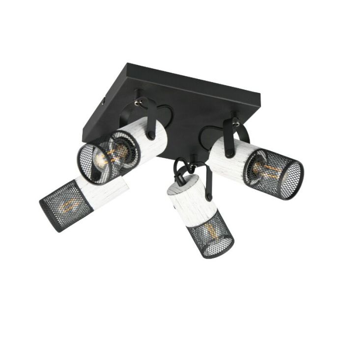 Black ceiling spotlight vintage, Marjet