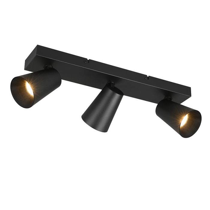Black ceiling spotlight modern, Rawien