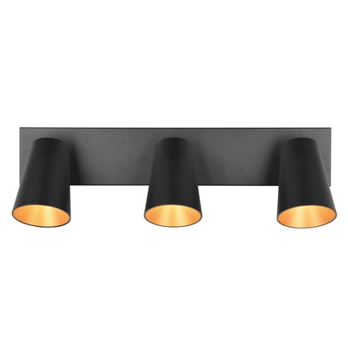 Black ceiling spotlight modern, Rawien