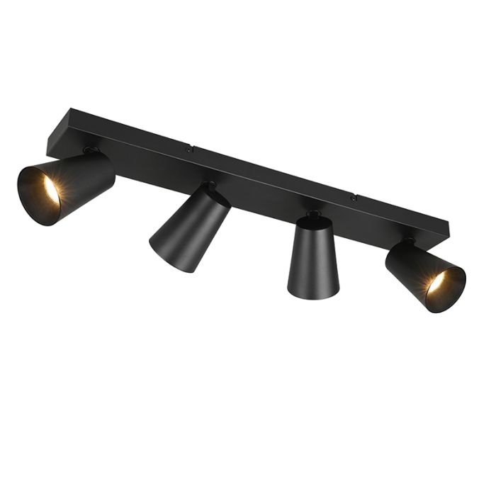Black ceiling spotlight modern, Rawien