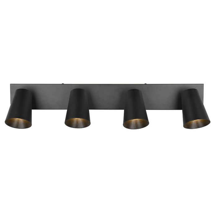Black ceiling spotlight modern, Rawien