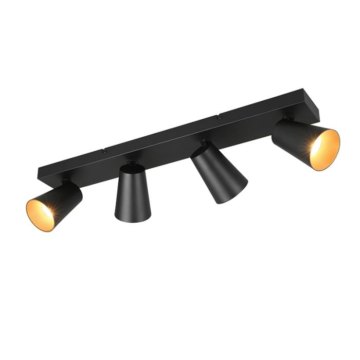 Black ceiling spotlight modern, Rawien