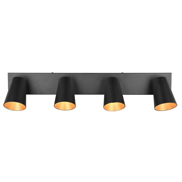 Black ceiling spotlight modern, Rawien