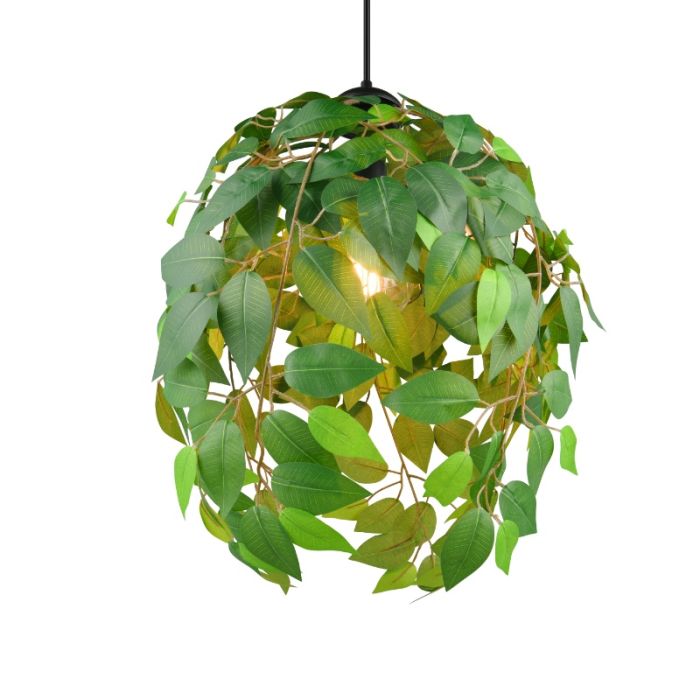 Green dining table hanging lamp design, Urwa