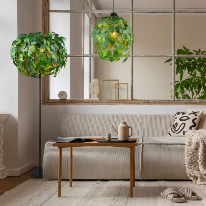 Green dining table hanging lamp design, Urwa