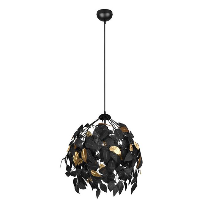 Black pendant light retro, Urwa