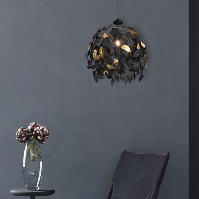 Black pendant light retro, Urwa