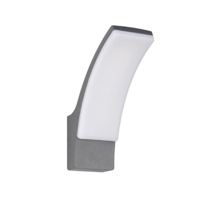 Anthracite outdoor light modern, Popke, 12,5W, 4000K LED, IP44