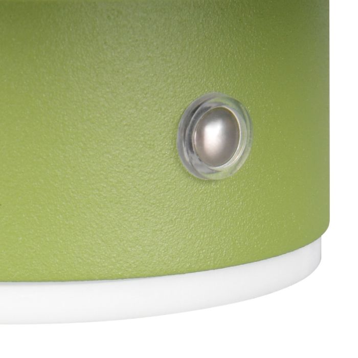 Green rechargeable wall light metal, Khaoula, 1,5W, 3000K LED, 3-step dimmable