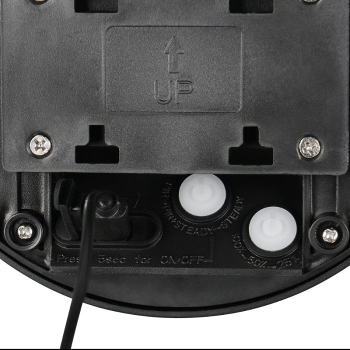 Black solar outdoor wall light modern, Mutlu, 8W, 4000K LED, IP44