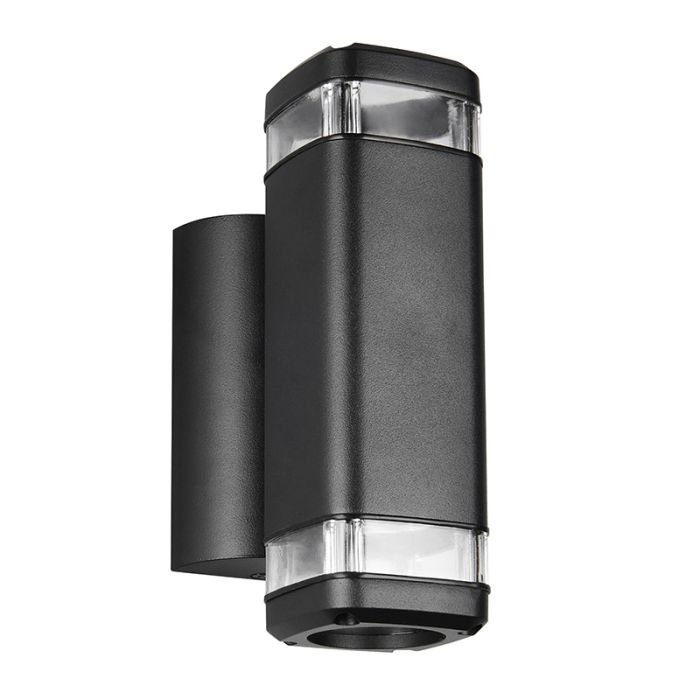 Black up down wall light modern, Poonam, IP44