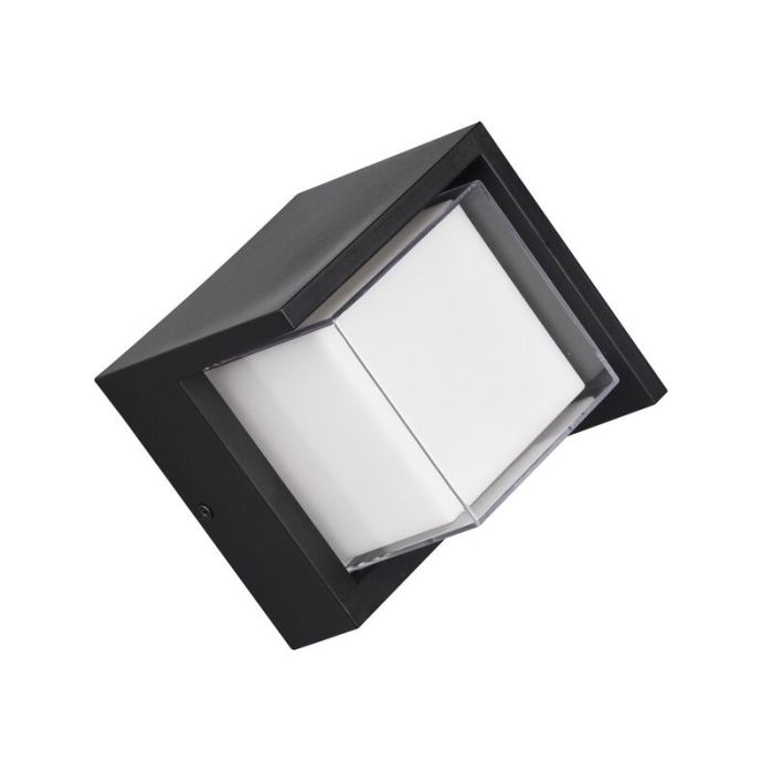 White outdoor light plastic, Riekje, 8W, 3000K LED, IP54