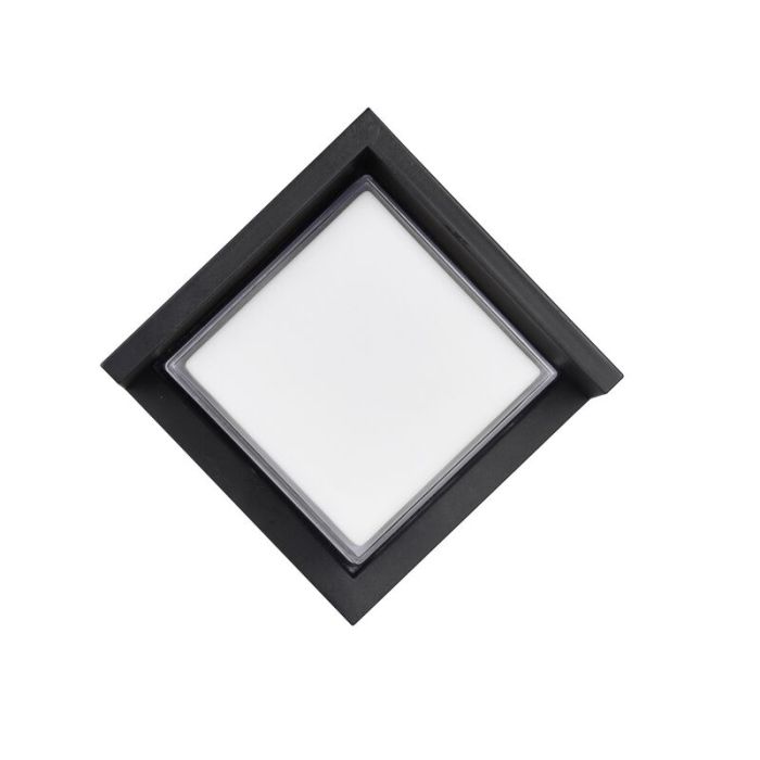White outdoor light plastic, Riekje, 8W, 3000K LED, IP54