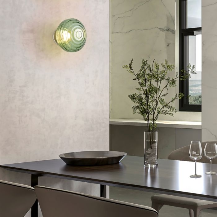 Green rechargeable wall light modern, Walid, 1,5W, 3000K LED, 3-step dimmable