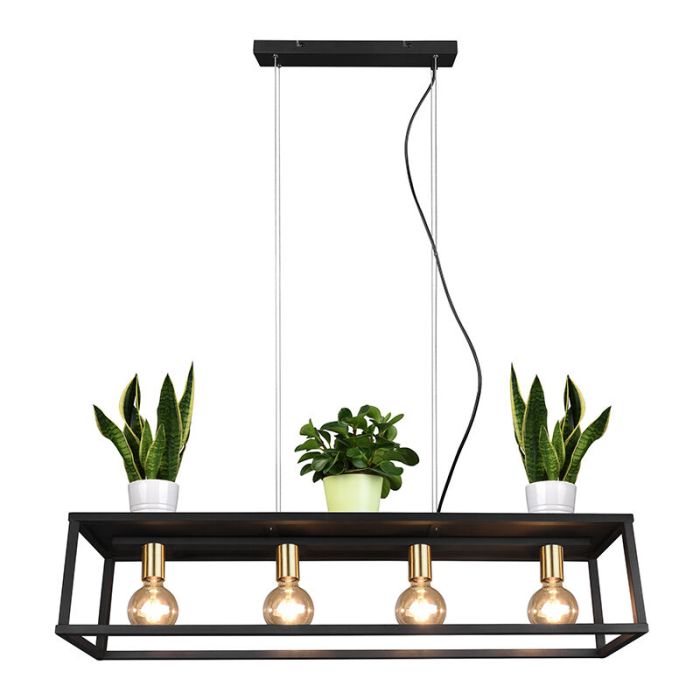 Black pendant light modern, Fabrice
