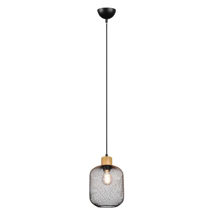 Black dining table hanging lamp vintage, Cristel