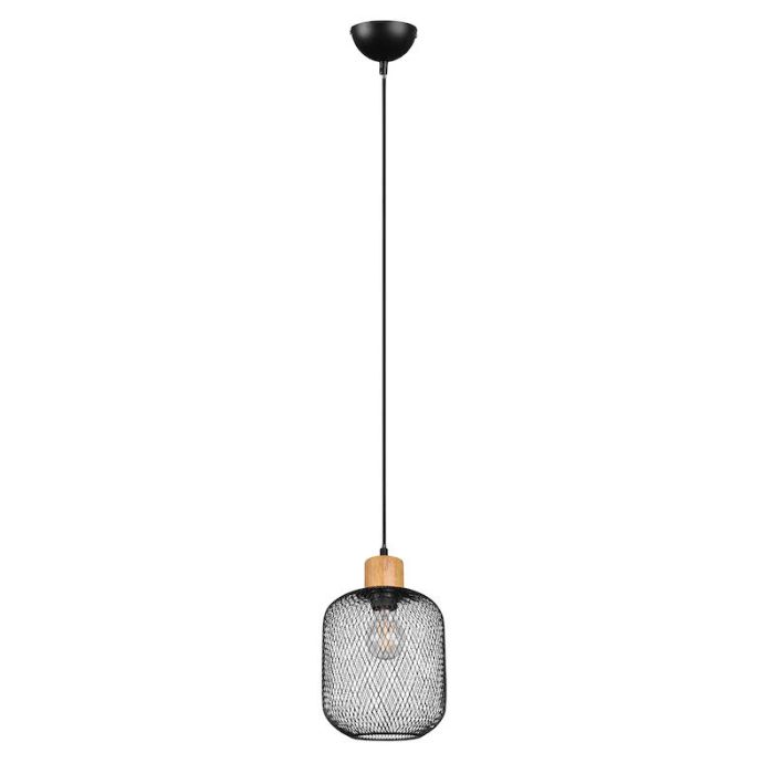 Black dining table hanging lamp vintage, Cristel