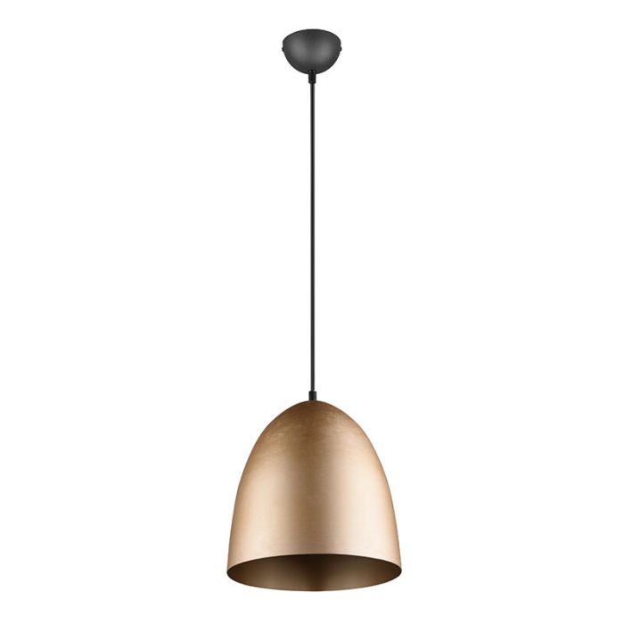 Brass dome pendant light modern, Ingmar