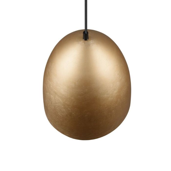 Brass dome pendant light modern, Ingmar